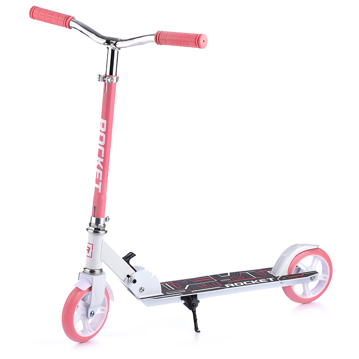 Фото к товару Самокат 2-х колесный ROCKET,колеса PU/ 145 мм,ABEC 7, розовый Самокат 2-х колесный ROCKET,колеса PU/ 145 мм,ABEC 7, розовый