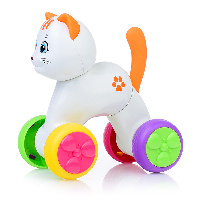 Игрушка-покатушка "Веселый котик"