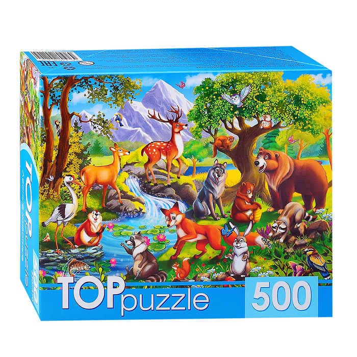 Пазлы 500 TOPpuzzle "Лесные животные" Пазлы 500 TOPpuzzle "Лесные животные"