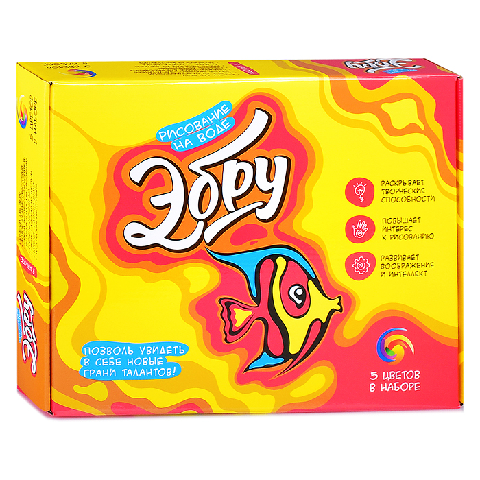 Набор для рисования на воде Attivio Эбру 5цв 