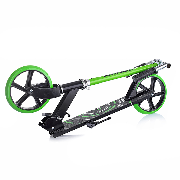 Фото к товару Самокат 2-х колесный ROCKET,колеса PU/ 200 мм, ABEC 7, зеленый Самокат 2-х колесный ROCKET,колеса PU/ 200 мм, ABEC 7, зеленый