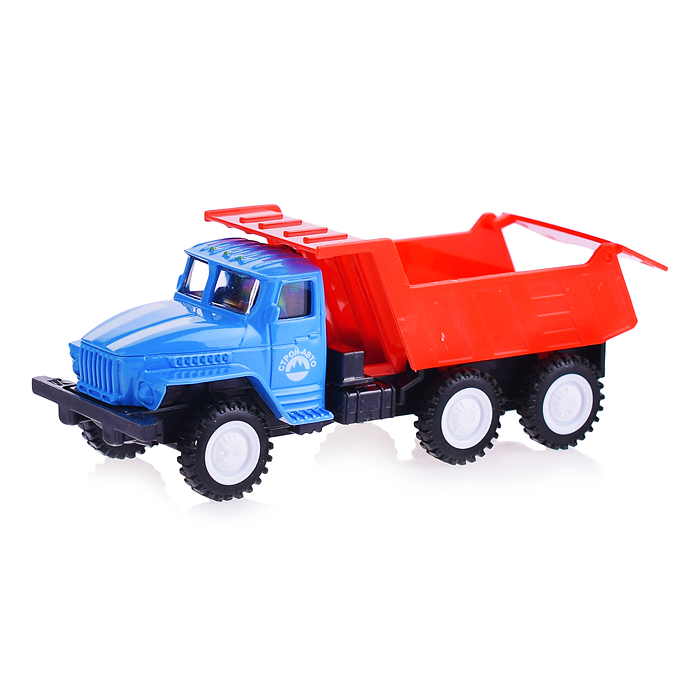 Грузовик металлический, инерционный, Самосвал, подвижные элементы