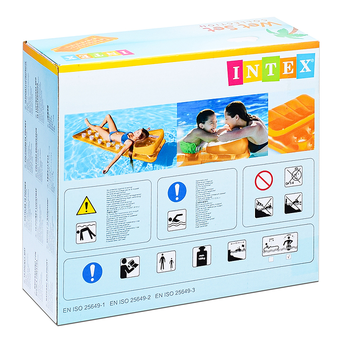 Матрас цветной со стаканами, 188Х71см 58890EU INTEX