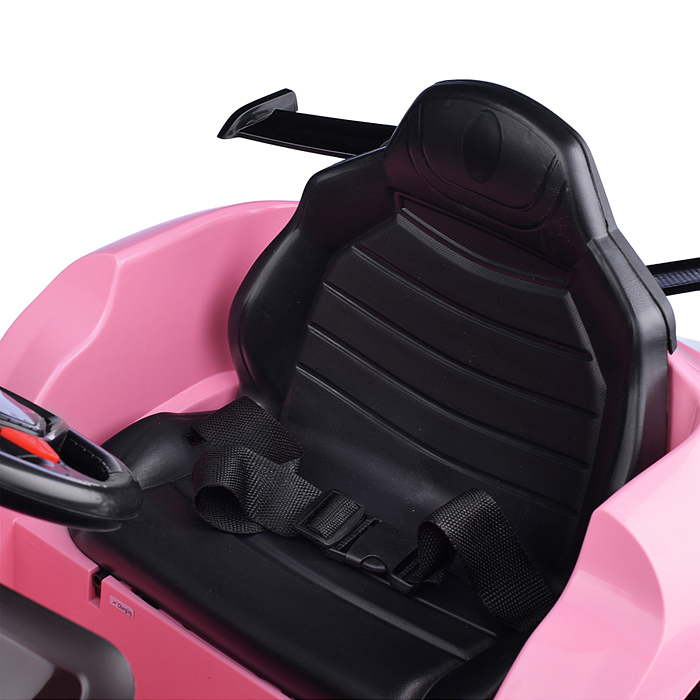 Электромобиль U023434Y "Кабриолет" на аккумуляторе, с р/у управлением, в коробке (розовый)