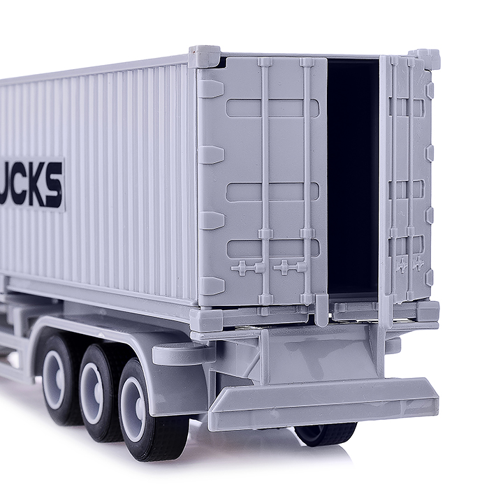 Машина WY795B "Контейнеровоз" 1:50 (свет, звук) в коробке
