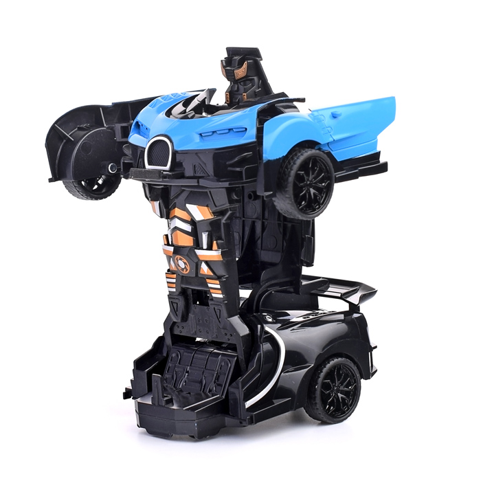 Трансформер Робот-машина Краш, инерц. механизм, синий