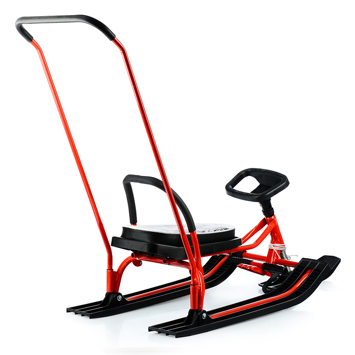 Фото к товару Игрушка Снегокат детский 140 "Go Go" классический c П-образным толкателем (Лоло) Игрушка Снегокат детский 140 "Go Go" классический c П-образным толкателем (Лоло)