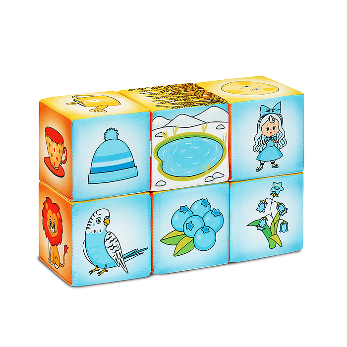 Игрушка кубики "Азбука цвета"