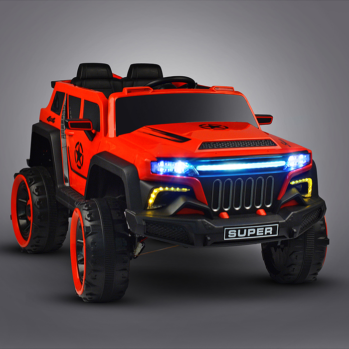 Электромобиль U023430Y "Бархан" 12V7A с полным приводом, красный