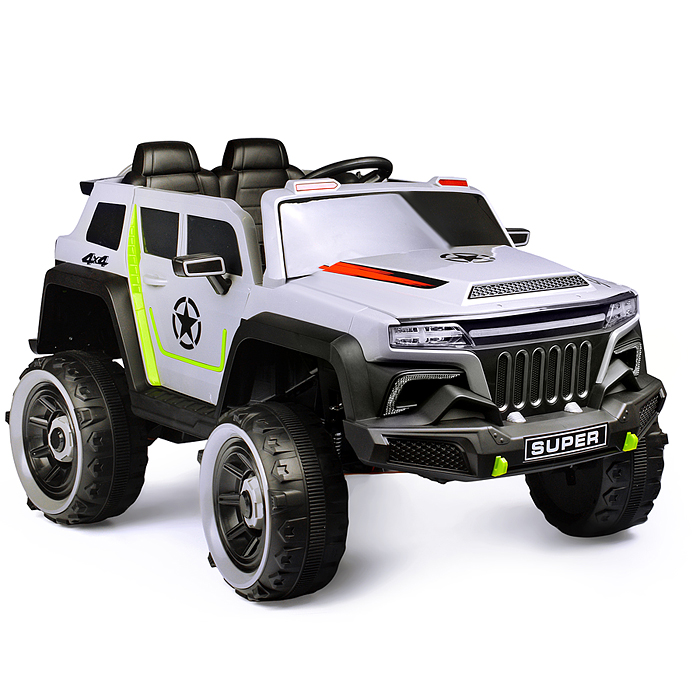 Фото к товару Электромобиль U023430Y "Бархан" 12V7A с полным приводом серый Электромобиль U023430Y "Бархан" 12V7A с полным приводом серый