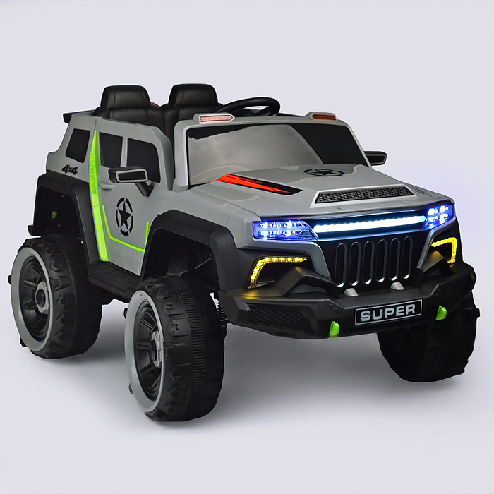 Фото к товару Электромобиль U023430Y "Бархан" 12V7A с полным приводом серый Электромобиль U023430Y "Бархан" 12V7A с полным приводом серый
