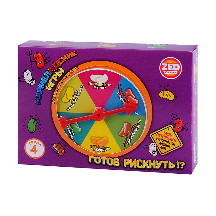 Мармеладские игры набор 4 серия, блок 1 шт. (120г х 24)