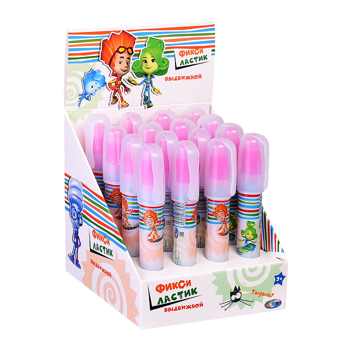 Ластик "Фиксики" сегментный синтетический каучук