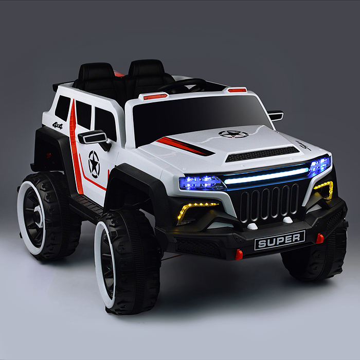 Электромобиль U023430Y "Бархан" 12V7A с полным приводом, белый