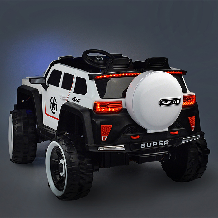 Электромобиль U023430Y "Бархан" 12V7A с полным приводом, белый