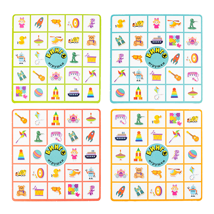 Игра настольная "Бинго.Игрушки"