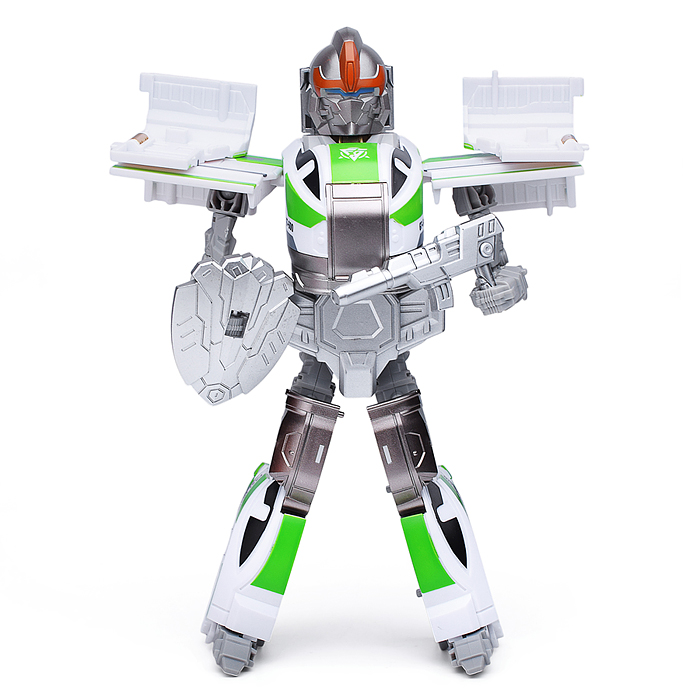 Фото к товару Трансформер 2в1 "Робот-поезд" цвет зелёный, BOX 27,6х21,3х10,9см Трансформер 2в1 "Робот-поезд" цвет зелёный, BOX 27,6х21,3х10,9см