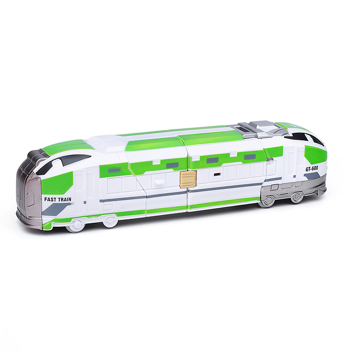 Фото к товару Трансформер 2в1 "Робот-поезд" цвет зелёный, BOX 27,6х21,3х10,9см Трансформер 2в1 "Робот-поезд" цвет зелёный, BOX 27,6х21,3х10,9см