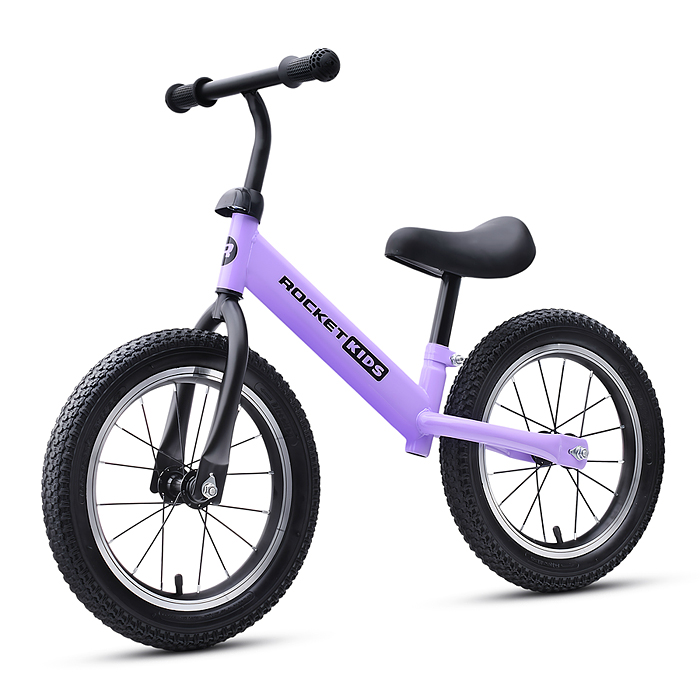 Беговел 14" Rocket, колеса надувные, цвет фиолетовый