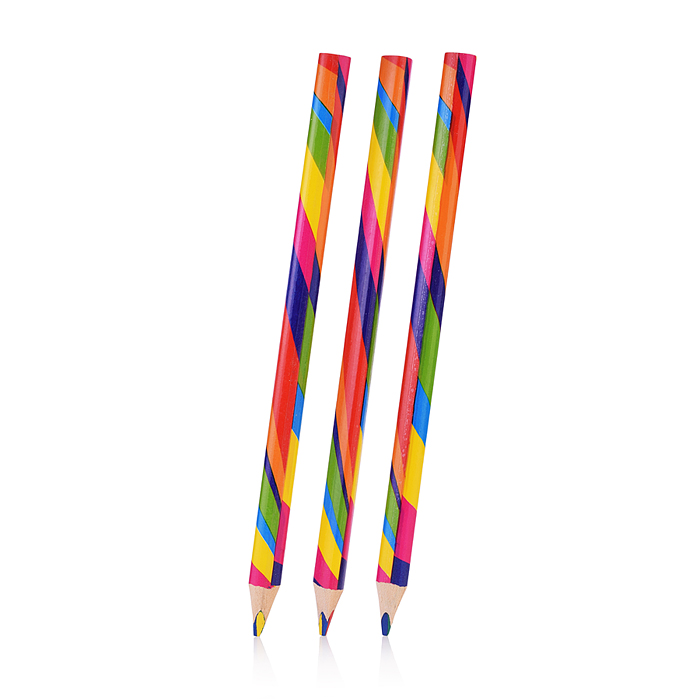 Карандаш с многоцветным грифелем деревянный Jumbo (40шт)