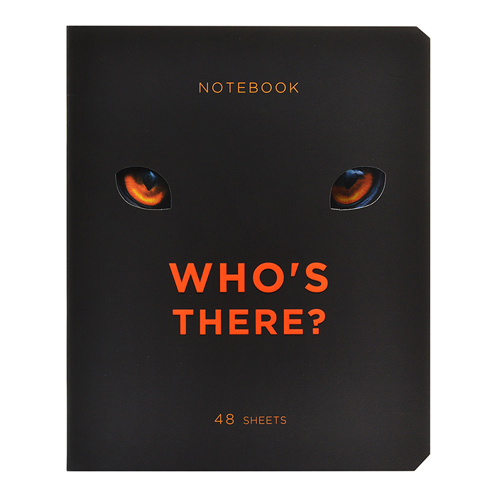 Тетрадь 48л. клетка, А5 "Кто это?" скрепка