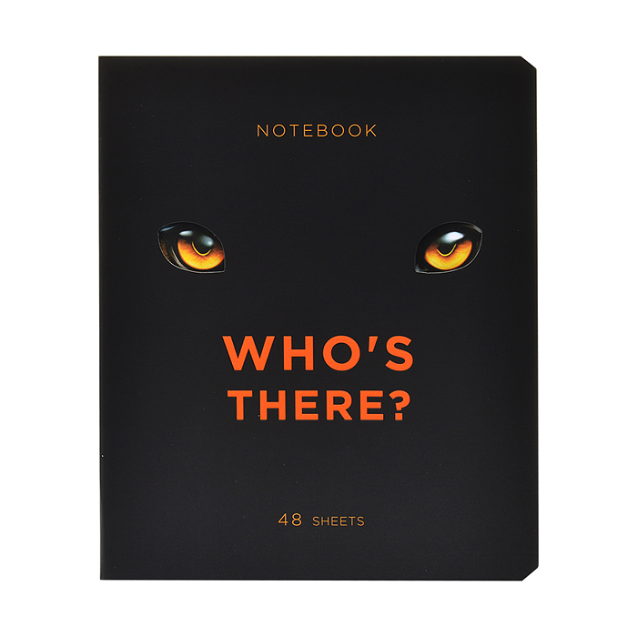 Тетрадь 48л. клетка, А5 "Кто это?" скрепка