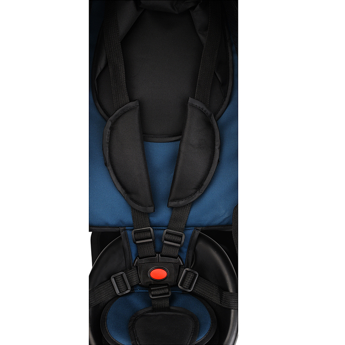 Велосипед трехколесный Rocket 136-BL, колеса EVA 10"/8", цвет синий