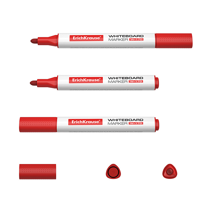 Маркер для досок W-170, цвет чернил красный 