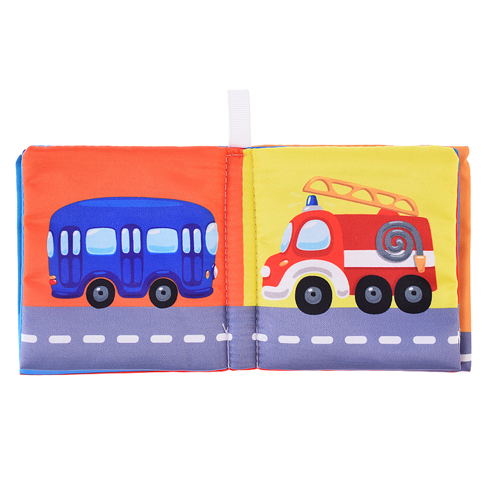 Игрушка Книжка-шуршалка "Шур-шим. Транспорт" 6 стр