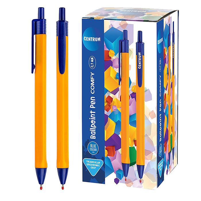 Ручка шариковая автоматическая "Comfy" цвет чернил синий, 0,7 мм