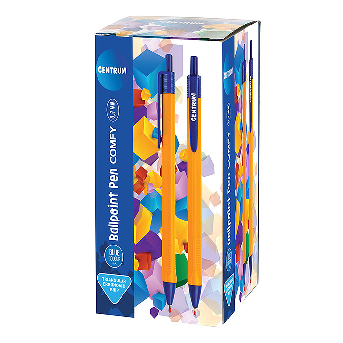 Ручка шариковая автоматическая "Comfy" цвет чернил синий, 0,7 мм