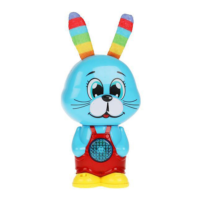 Фото к товару Обучающая игрушка "Зайка. Барто А." (30 песен, сказок, звуков,свет,трещотка, бат.) в коробке Обучающая игрушка "Зайка. Барто А." (30 песен, сказок, звуков,свет,трещотка, бат.) в коробке