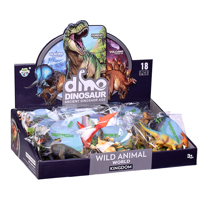 Динозавр JS35-1 в ассортименте, в коробке