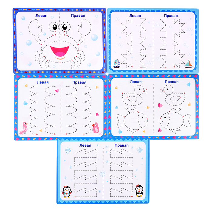 Фото к товару Игра развивающая "Пиши-стирай двумя руками" набор №2 (европодвес) Игра развивающая "Пиши-стирай двумя руками" набор №2 (европодвес)