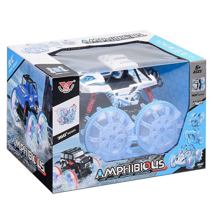 Машина SY083 "Амфибия №2" р/у, 27 MGz, в коробке