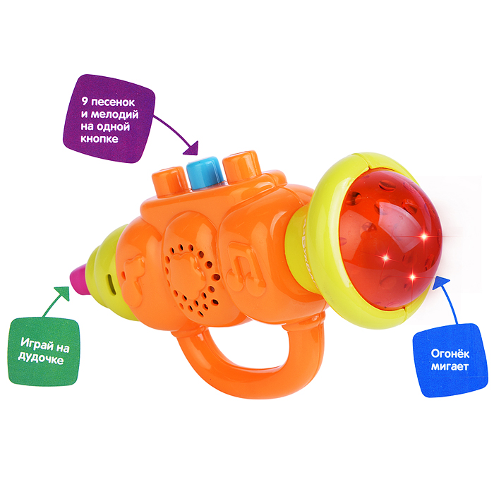 Дудочка (Музыкальные инструменты) Оранжевый