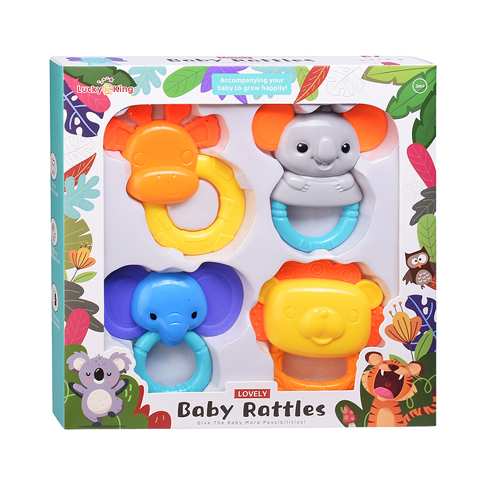 Набор погремушек K225H43 "Весёлое детство" в коробке