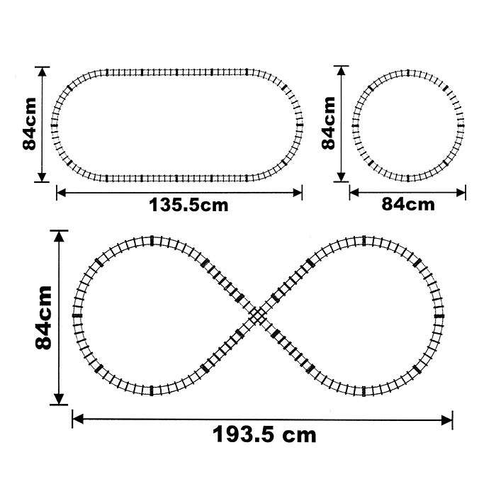 Железная дорога 3113B "Путешествие" р/у, 27 MHz, в коробке