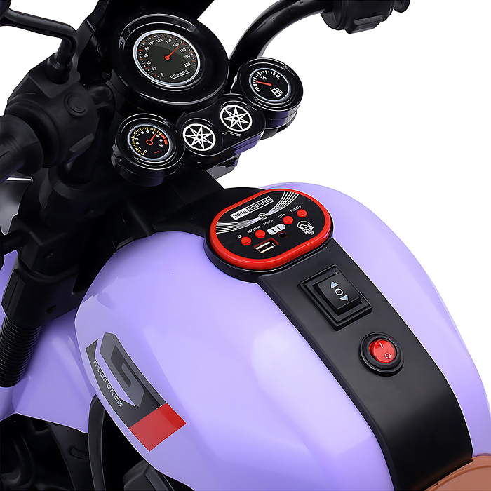 Фото к товару Мотоцикл детский MH-513 (цвет сиреневый) Мотоцикл детский MH-513 (цвет сиреневый)