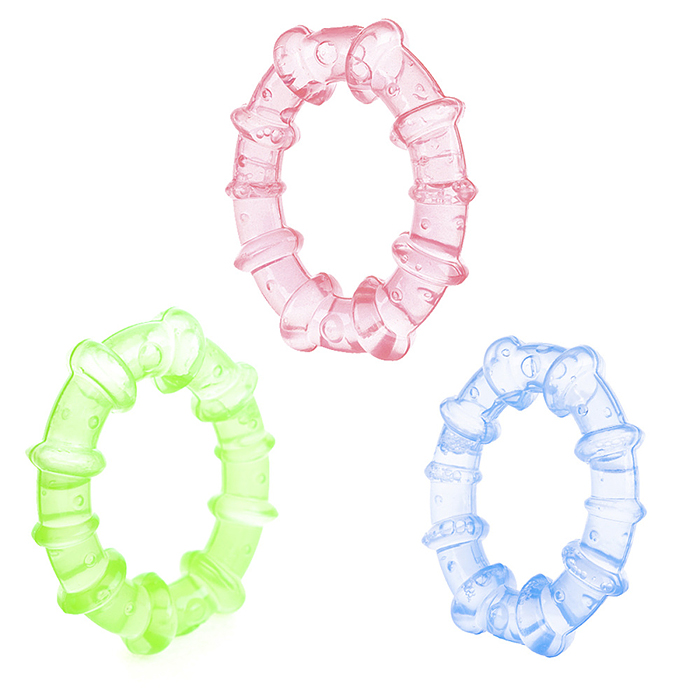 Фото к товару Массажер для десен охлаждающий (прорезыватель) "Колечко" Массажер для десен охлаждающий (прорезыватель) "Колечко"