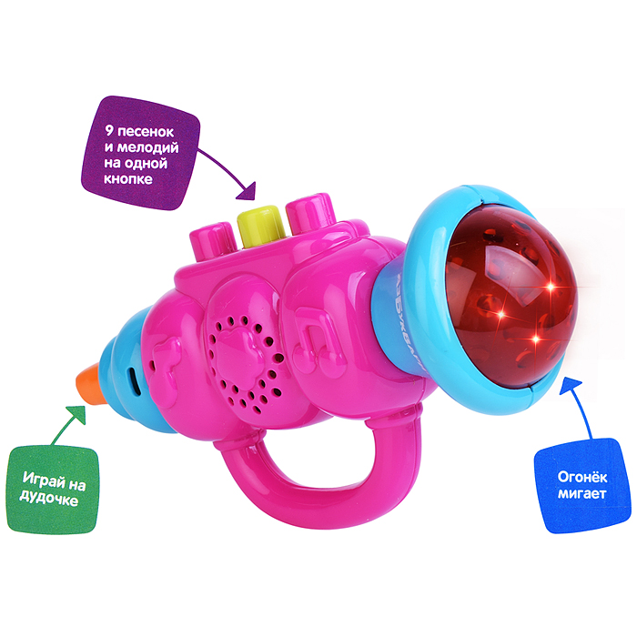 Дудочка (Музыкальные инструменты) Розовый