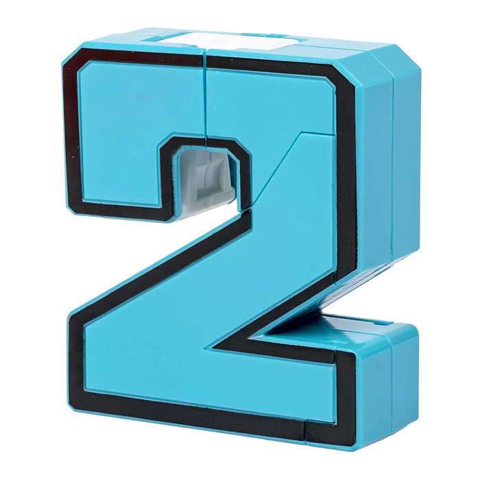 Трансформер 2в1 Цифра "2" цвет оранжевый