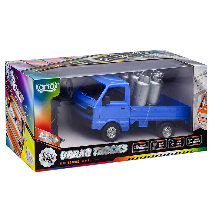 Машина QH922-11 "Грузовичок газовоз" р/у, 27 MGz, в коробке