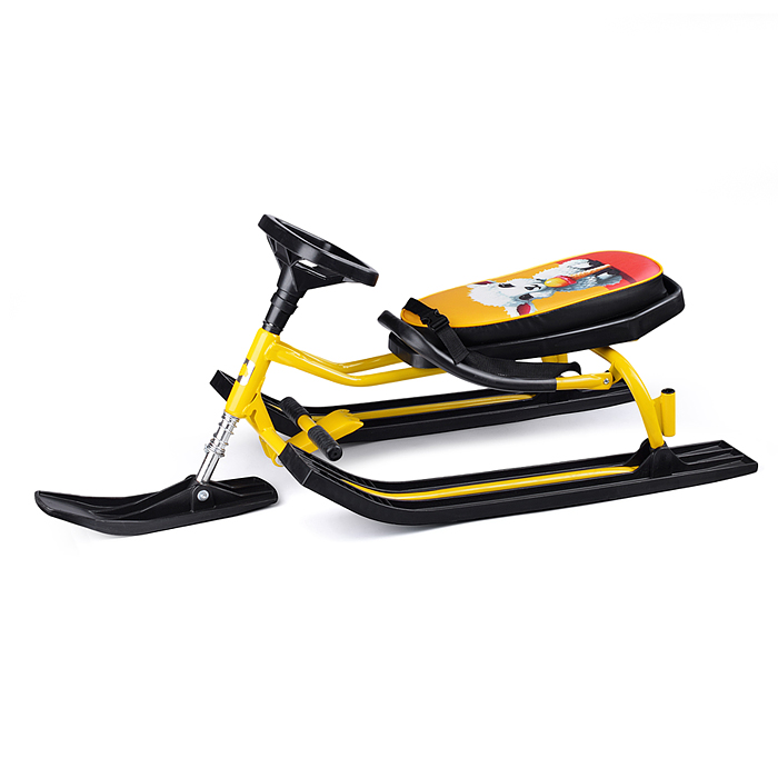 Игрушка Снегокат детский 140 "Go Go" разборный классический c П-образным толкателем (Ice lamb)