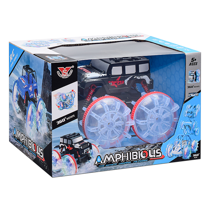 Машина SY084 "Амфибия" р/у, 27 MGz, в коробке