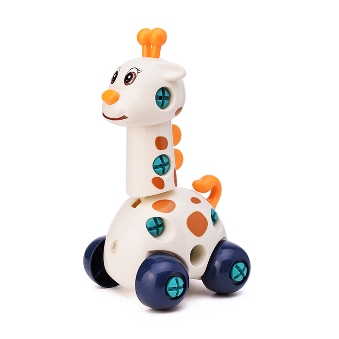 Фото к товару Конструктор пластмассовый 717 "Жирафик" с отвёрткой, в пакете Конструктор пластмассовый 717 "Жирафик" с отвёрткой, в пакете