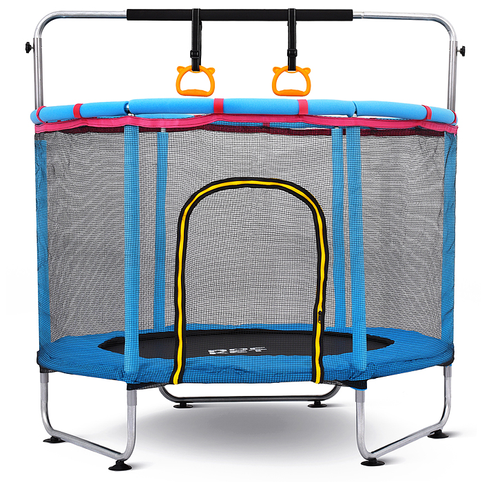 Батут ROCKET, d=140, внешняя сетка высотой 74 см., общая высота 110 см. синий