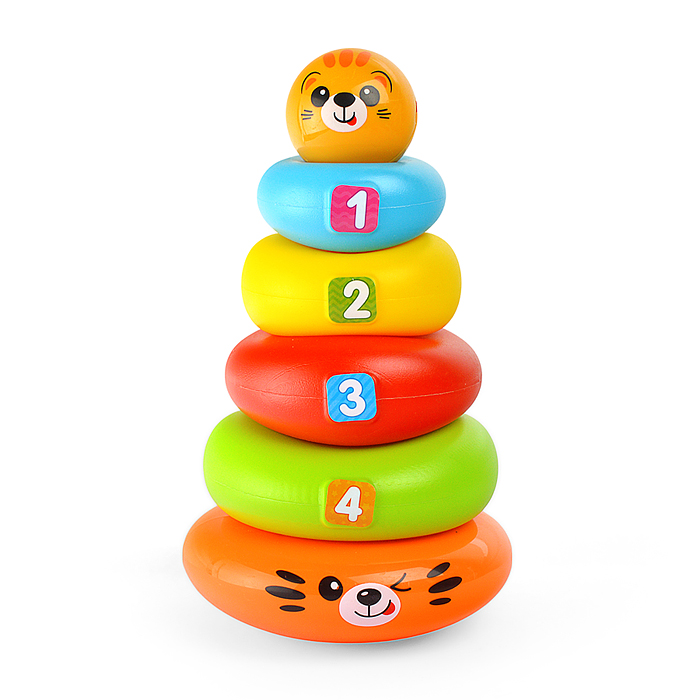 Музыкальная Пирамидка-неваляшка Тигренок (Люленьки)