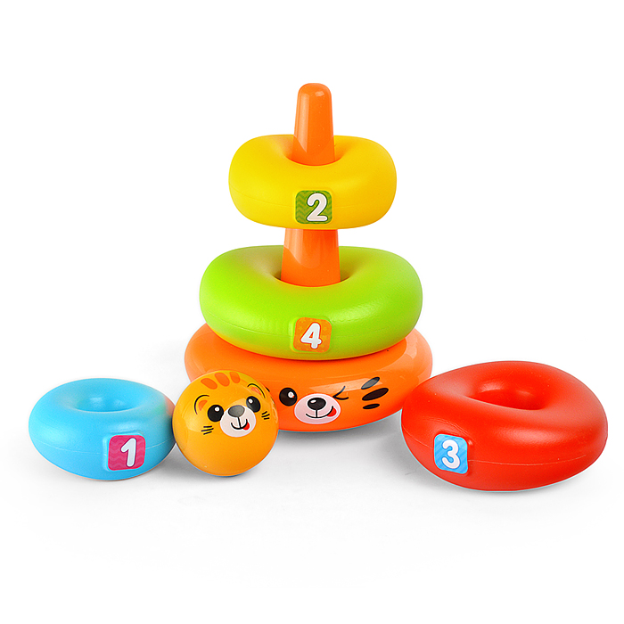 Музыкальная Пирамидка-неваляшка Тигренок (Люленьки)