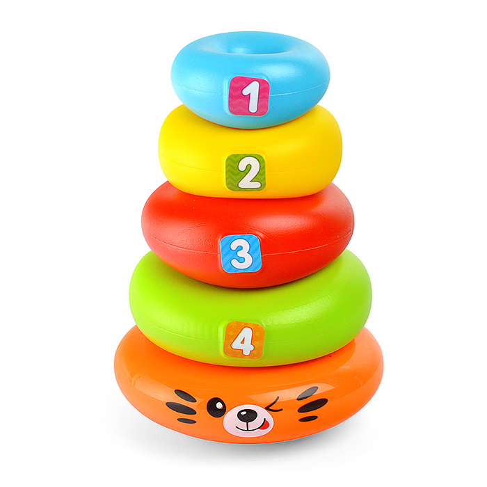 Музыкальная Пирамидка-неваляшка Тигренок (Люленьки)